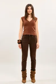 Toxik3 Boyfriend Jeans Brun
