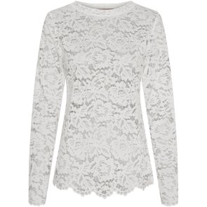 Marta du Chateau MdcMilley Långärmad Spets-T-shirt White