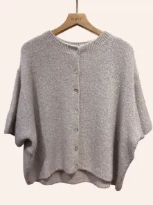 Stickad Kofta Mullvad One Size