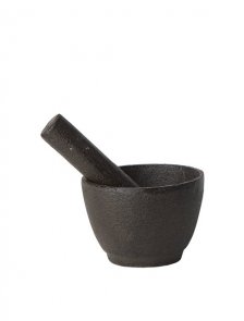 Affari of Sweden Frej Mortel med Stöt S Brun/Svart