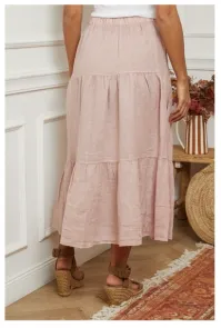 Linnekjol Rosa One Size
