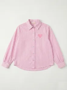 Randig Skjorta Rosa One Size