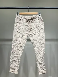 Byxor med Knytband Beige One Size