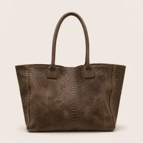 Lola Väska Läder Mörk Taupe