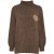 Marta du Chateau MdcCedar Stickad Tröja Fango/Light Camel One Size