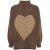 Marta du Chateau MdcCedar Stickad Tröja Fango/Light Camel One Size