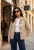 Jacka i Skinnimitation Beige