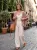 Stickad Kofta Rosa One Size