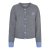 Marta du Chateau MdcCalla Stickad Kofta Grey/Blue