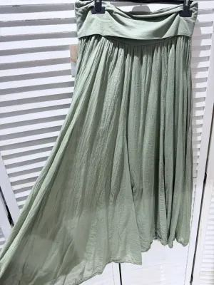 Zoom bild av Lång Kjol Khaki One Size