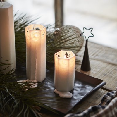 Zoom bild av Affari of Sweden Spider Spindelvävsljus Vit 5 x 15 cm