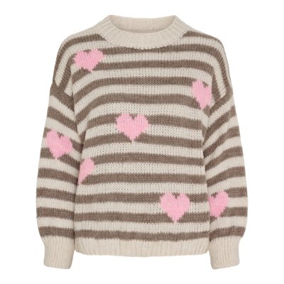 Zoom bild av Marta du Chateau MdcCleo Stickad Tröja Beige/Fango