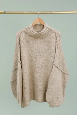 Zoom bild av Stickad Tröja Mullvad One Size