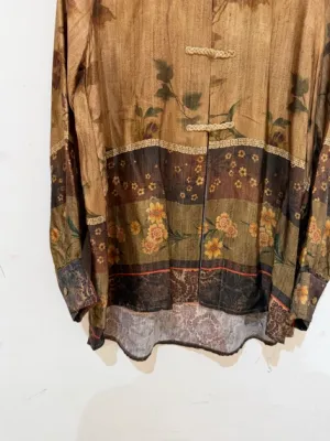 Zoom bild av Mönstrad Skjorta Brun One Size