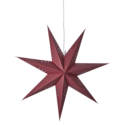 Zoom bild av Affari of Sweden Uni Adventsstjärna Röd Ø 75 x D 22 cm