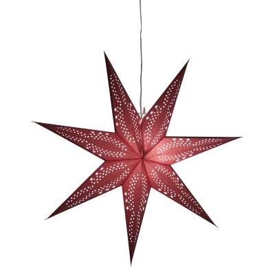 Zoom bild av Affari of Sweden Uni Adventsstjärna Röd Ø 75 x D 22 cm