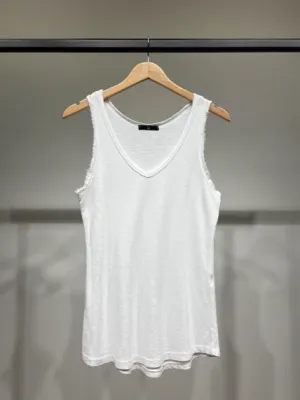 Zoom bild av Linne med Paljetter Vit One Size