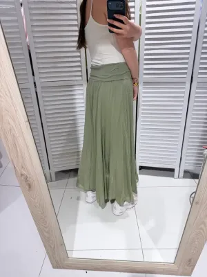 Zoom bild av Lång Kjol Khaki One Size