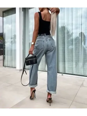 Zoom bild av Jeans Ballongmodell Blå