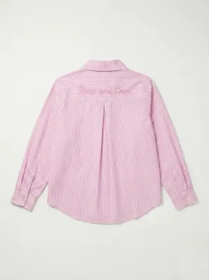 Zoom bild av Randig Skjorta Rosa One Size