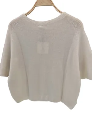 Zoom bild av Stickad Tröja Off White One Size