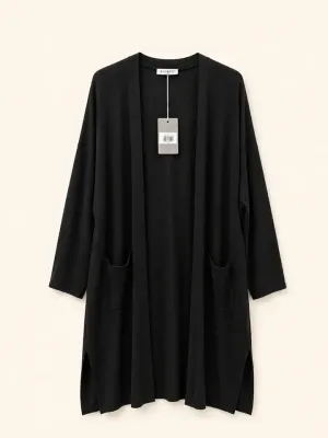 Zoom bild av Lång Kofta Svart One Size