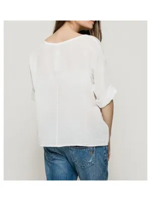 Zoom bild av Crop Top White One Size