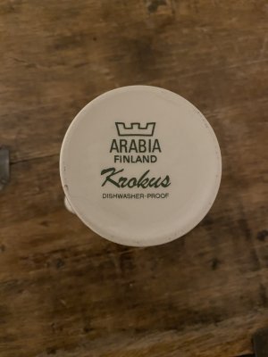 Zoom bild av Arabia Krokus Gräddkanna