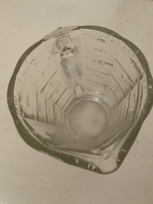 Zoom bild av Riihimäen Lasi Gammal Måttkanna