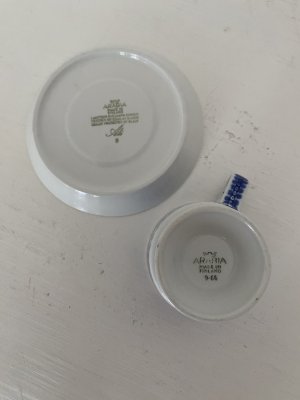 Zoom bild av Arabia Ali Kaffekopp med Fat 