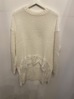 Zoom bild av Stickad Tröja White One Size